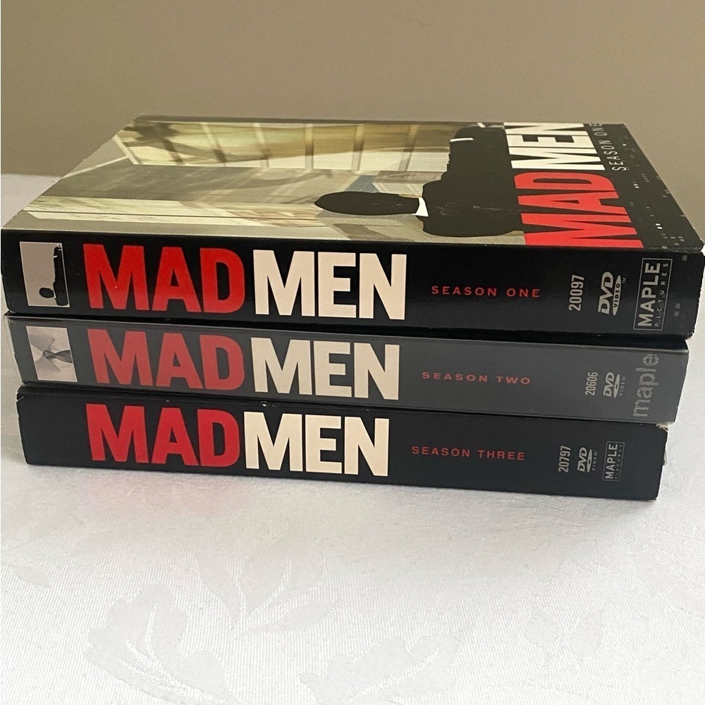 MAD MEN Season 1 2 & 3 on DVD 12 discs Boxed